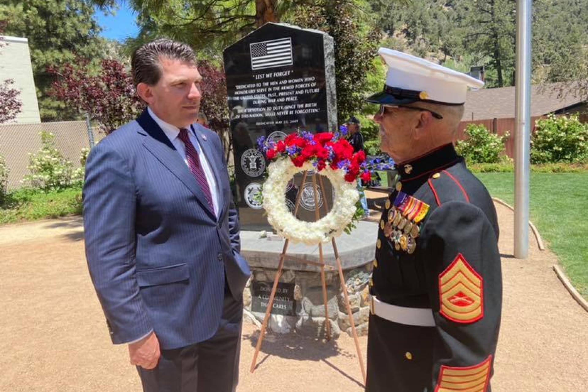 Wrightwood Veterans Memorial.