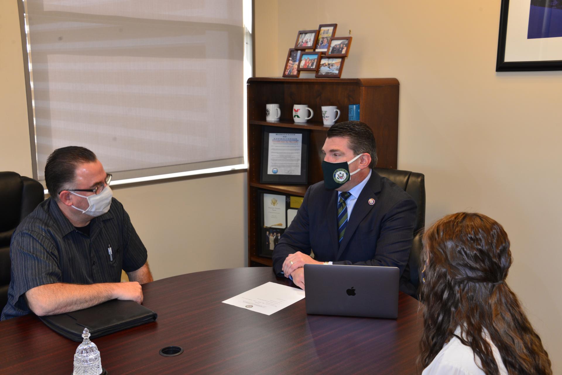 Rep. Obernolte in Small Business Advisory Committee meeting