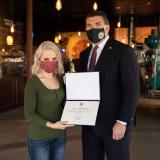 Small Business Owner of the Month, Rachel Tonyan.