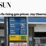 San Bernardino Sun headline: It's time to fix rising gas prices: Jay Obernolte